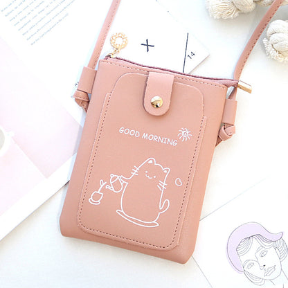 Mini sacs pour téléphone portable coréens mignons et simples pour femmes