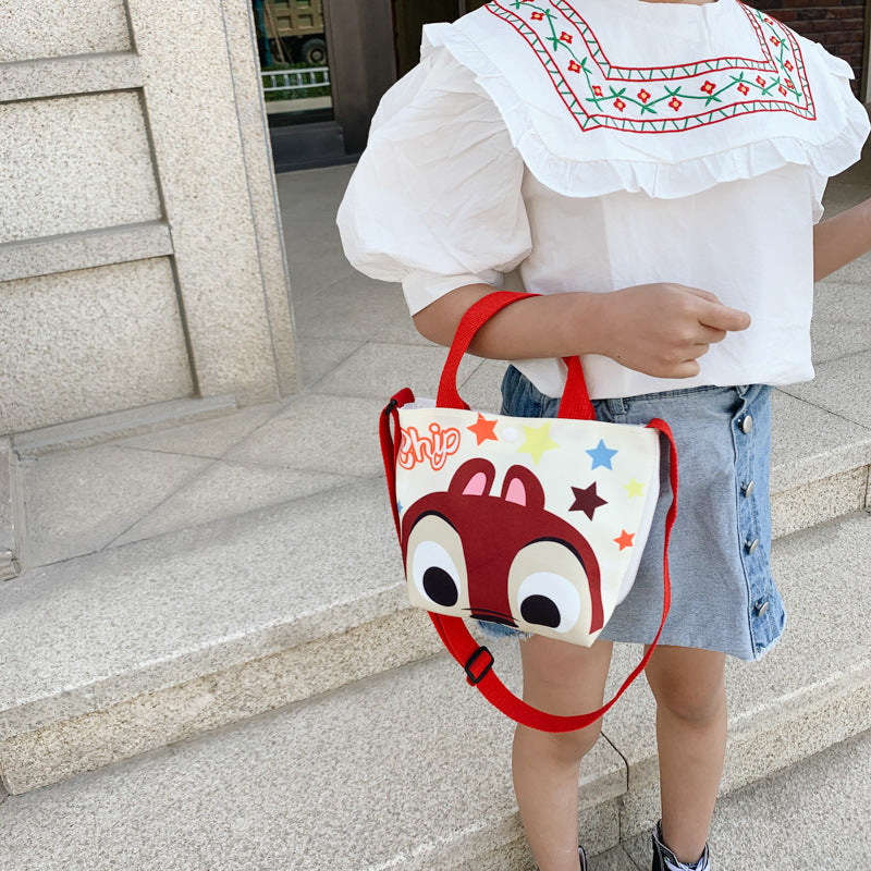 Sacs à bandoulière en toile de style simple pour garçons et tout-petits