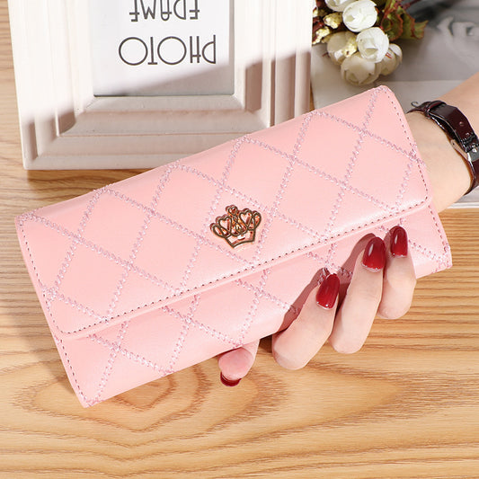 Women's Glamorous Embroidered Crown Fashion Multifunctional Coin Purses