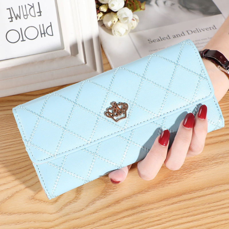 Women's Glamorous Embroidered Crown Fashion Multifunctional Coin Purses