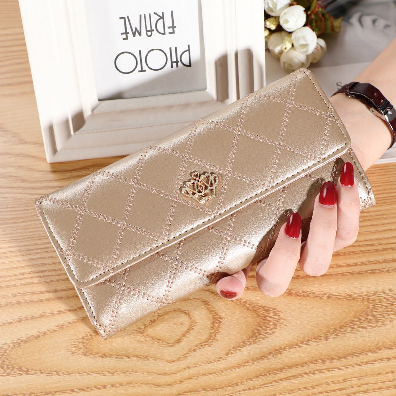 Women's Glamorous Embroidered Crown Fashion Multifunctional Coin Purses