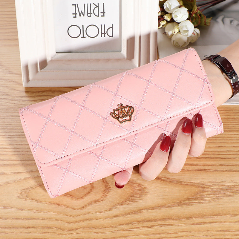 Women's Glamorous Embroidered Crown Fashion Multifunctional Coin Purses