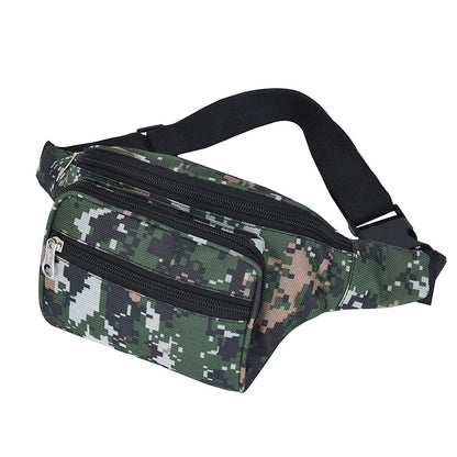 Women's & Men's & Pocket Camouflage Leisure Slanted Business Men's Waist Packs