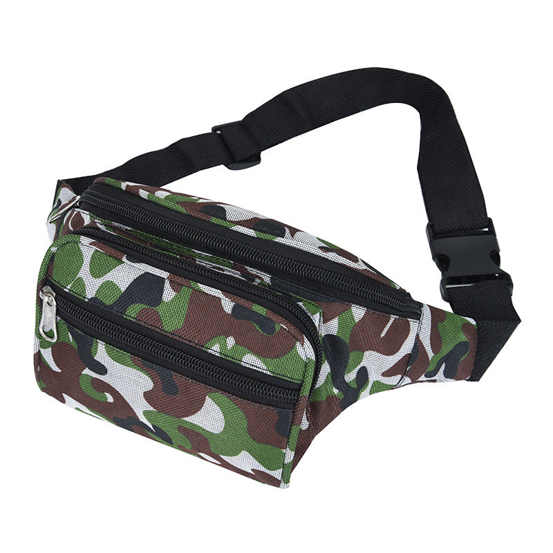 Women's & Men's & Pocket Camouflage Leisure Slanted Business Men's Waist Packs