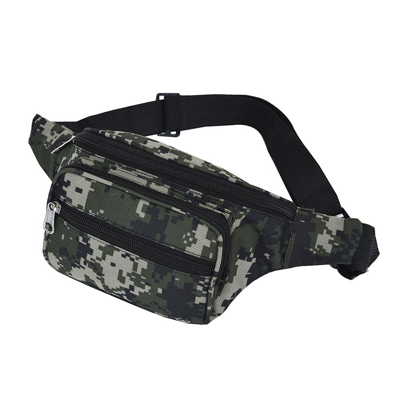 Women's & Men's & Pocket Camouflage Leisure Slanted Business Men's Waist Packs