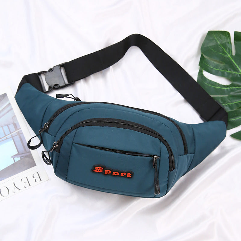 Men's Running Waterproof Change Mobile Printed Men's Waist Packs