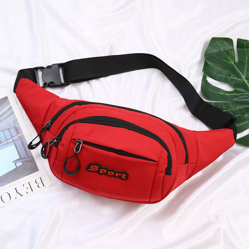 Men's Running Waterproof Change Mobile Printed Men's Waist Packs