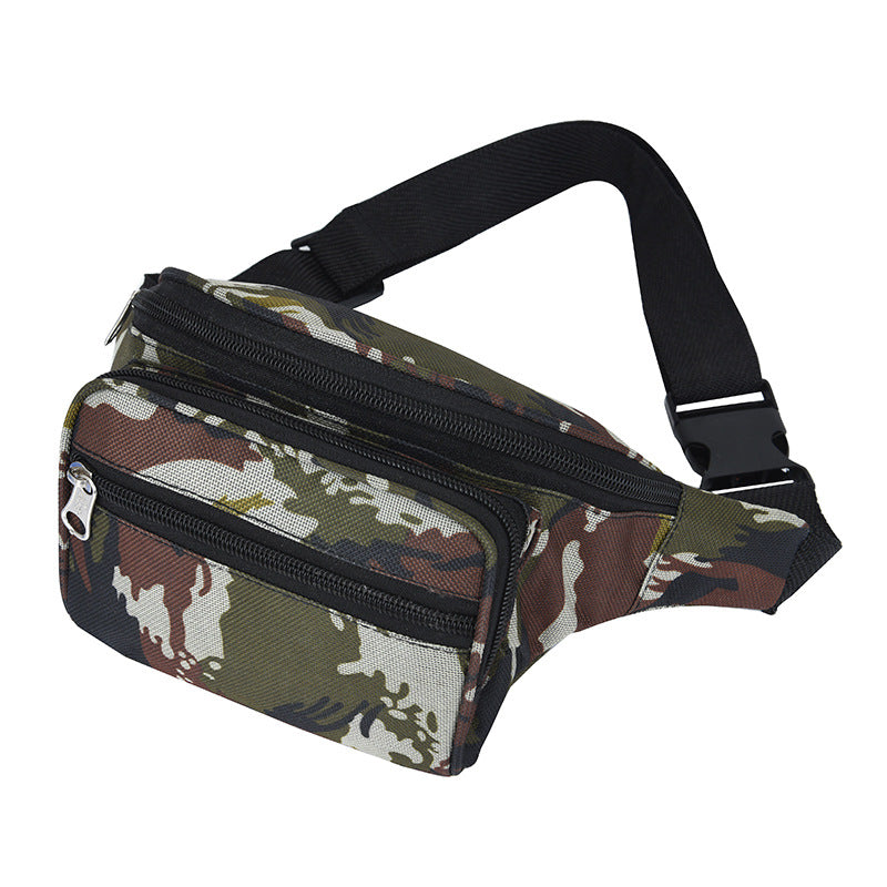 Women's & Men's & Pocket Camouflage Leisure Slanted Business Men's Waist Packs