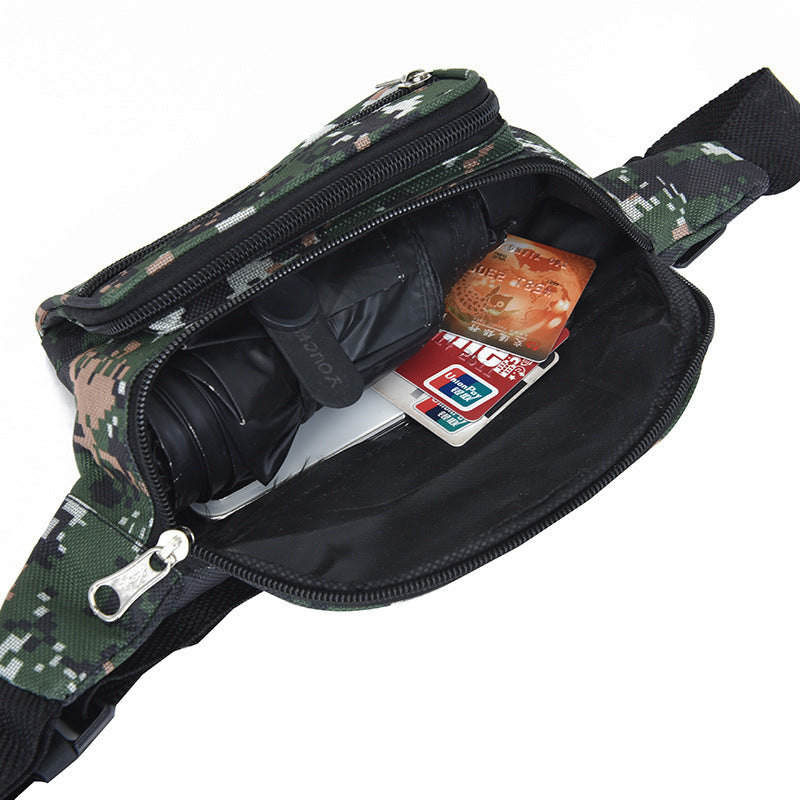 Women's & Men's & Pocket Camouflage Leisure Slanted Business Men's Waist Packs