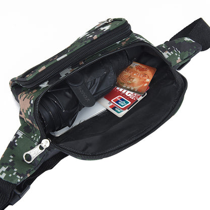 Women's & Men's & Pocket Camouflage Leisure Slanted Business Men's Waist Packs