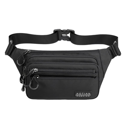 Men's Simplicity Lightweight Waterproof Large Capacity Cashier Men's Waist Packs