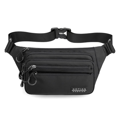 Men's Simplicity Lightweight Waterproof Large Capacity Cashier Men's Waist Packs