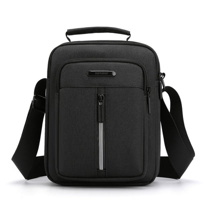 Men's Fashion Nylon Vertical Simple Lightweight Trendy Men's Messenger Bags