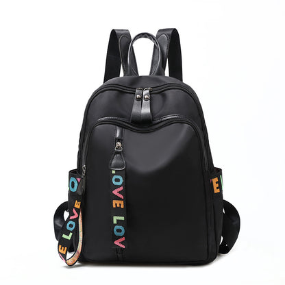 Women's Spring Oxford Cloth Korean Nylon Backpacks