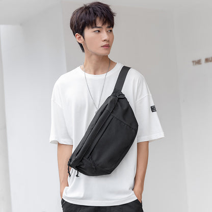 Men's Fashion Style Large Capacity Hong Kong Men's Messenger Bags