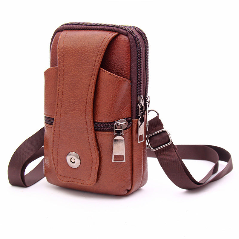 Men's Pretty New Leather Multifunctional Mobile Men's Waist Packs