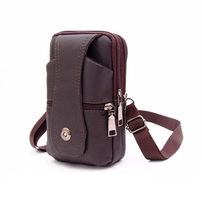 Men's Pretty New Leather Multifunctional Mobile Men's Waist Packs