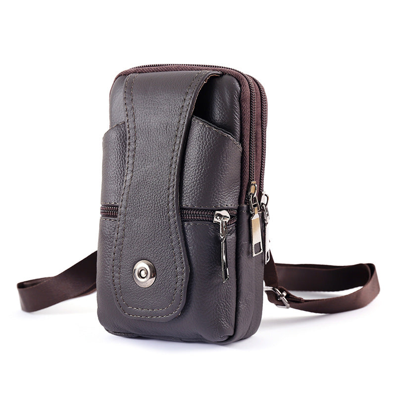 Men's Pretty New Leather Multifunctional Mobile Men's Waist Packs