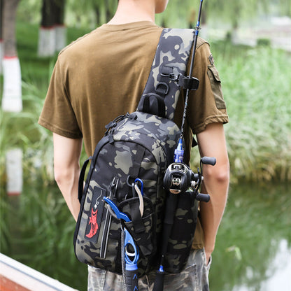 Unique Creative Lure Multifunctional Pole Fishing Sports Backpacks