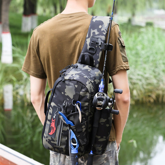 Sacs à dos de sport de pêche à la canne multifonctions uniques et créatifs