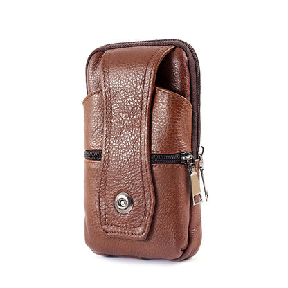 Men's Pretty New Leather Multifunctional Mobile Men's Waist Packs