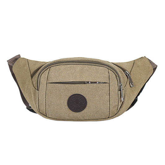 Women's & Men's & Canvas Fashion Large Capacity Storage Men's Waist Packs