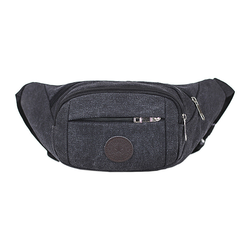 Women's & Men's & Canvas Fashion Large Capacity Storage Men's Waist Packs