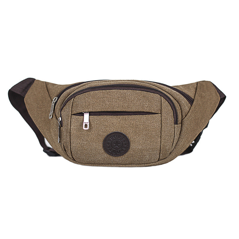 Women's & Men's & Canvas Fashion Large Capacity Storage Men's Waist Packs