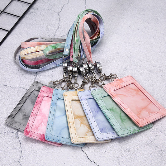 Work Badge Lanyard Bank Permit Tag Card Holder