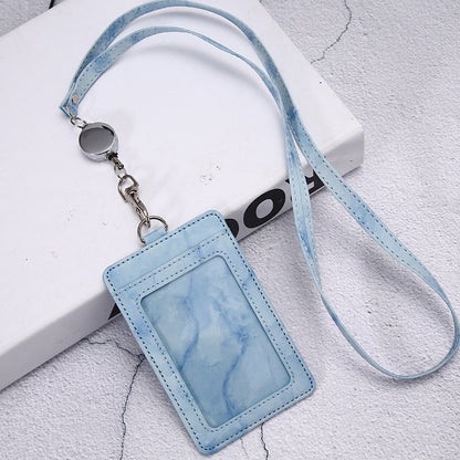 Work Badge Lanyard Bank Permit Tag Card Holder