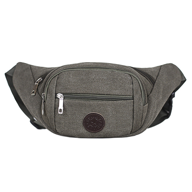 Women's & Men's & Canvas Fashion Large Capacity Storage Men's Waist Packs