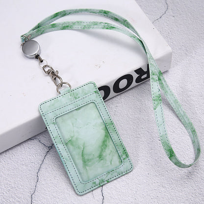 Work Badge Lanyard Bank Permit Tag Card Holder