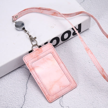 Work Badge Lanyard Bank Permit Tag Card Holder