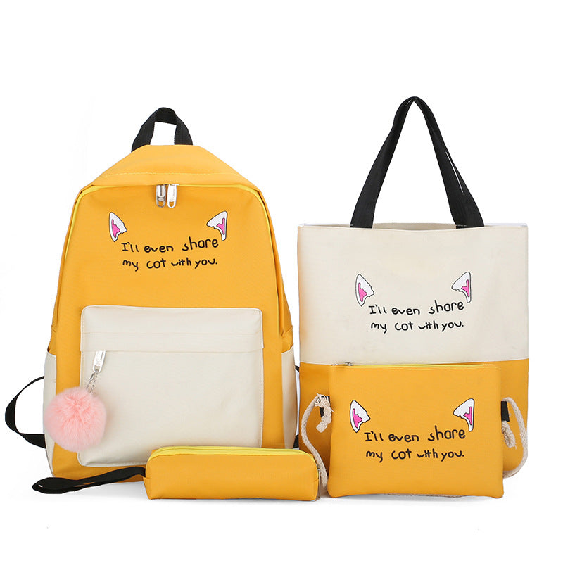 Attractive Popular Pretty Artistic Fresh Nylon Backpacks