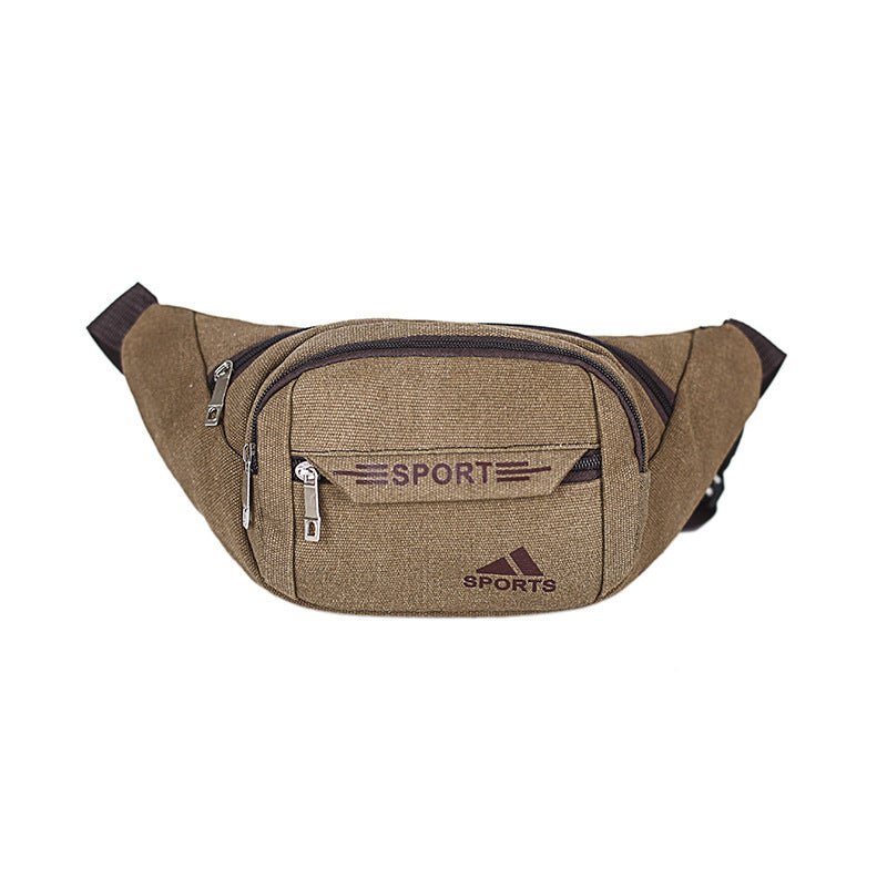 Women's & Men's & Canvas Fashion Large Capacity Storage Men's Waist Packs