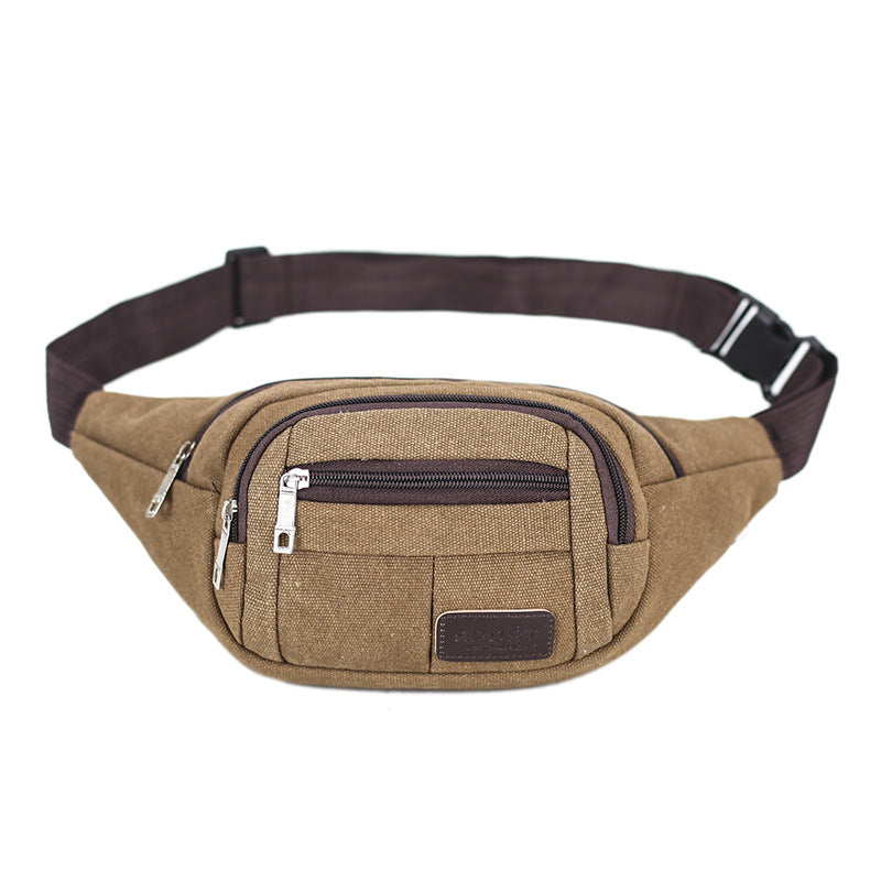 Women's & Men's & Canvas Fashion Large Capacity Storage Men's Waist Packs