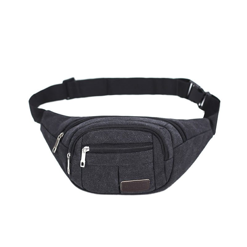 Women's & Men's & Canvas Fashion Large Capacity Storage Men's Waist Packs