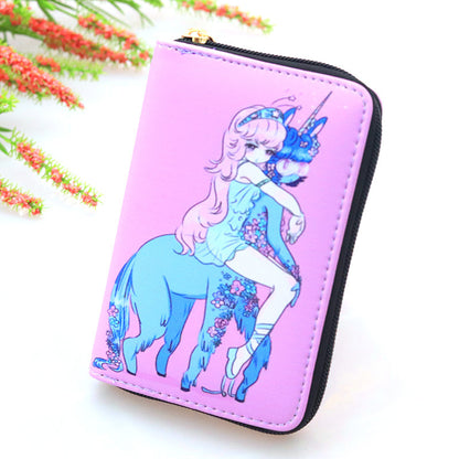 Cartoon Cute Collection For Selection Leather Ladies Wallets