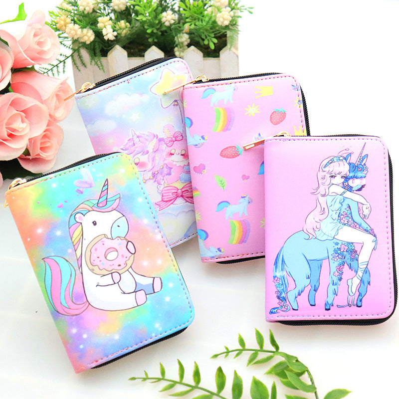 Cartoon Cute Collection For Selection Leather Ladies Wallets