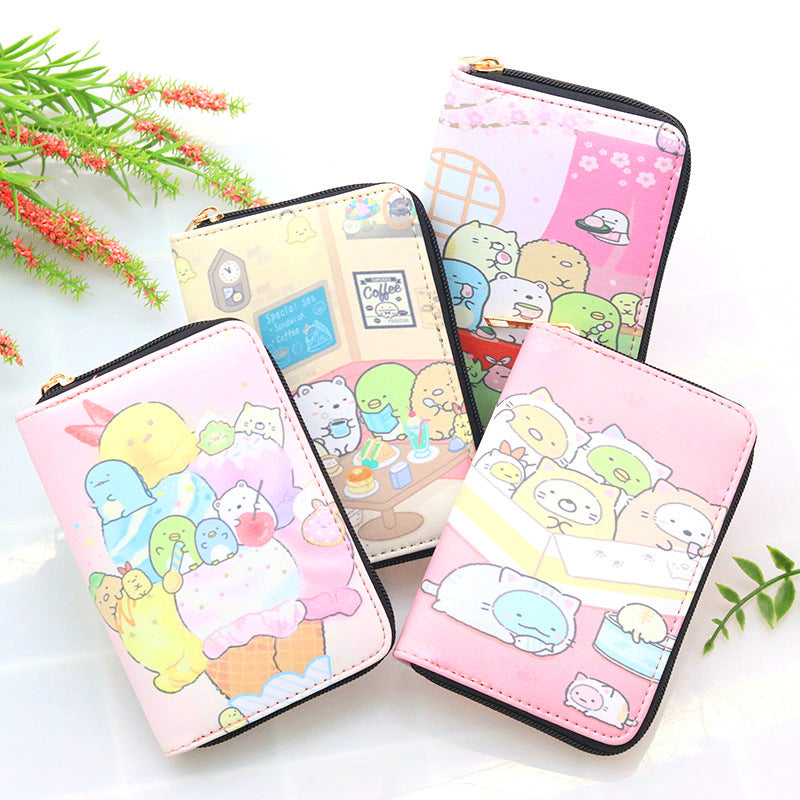 Cartoon Cute Collection For Selection Leather Ladies Wallets