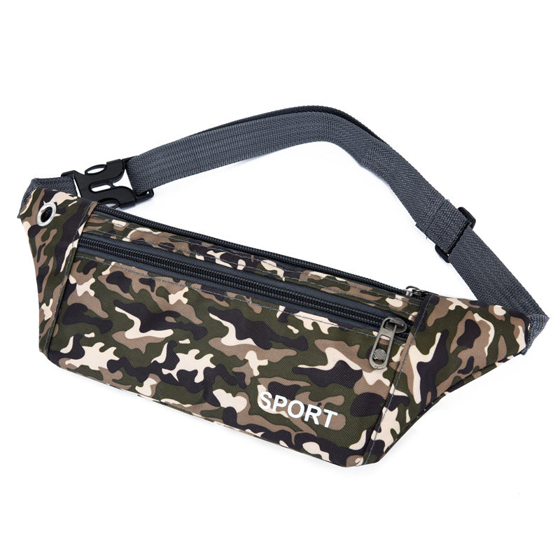 Men's Slow Step Tight Thin Type Camouflage Men's Waist Packs