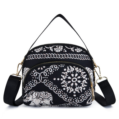 Comfortable Women's Nylon Mom Cloth Leisure Crossbody Bags