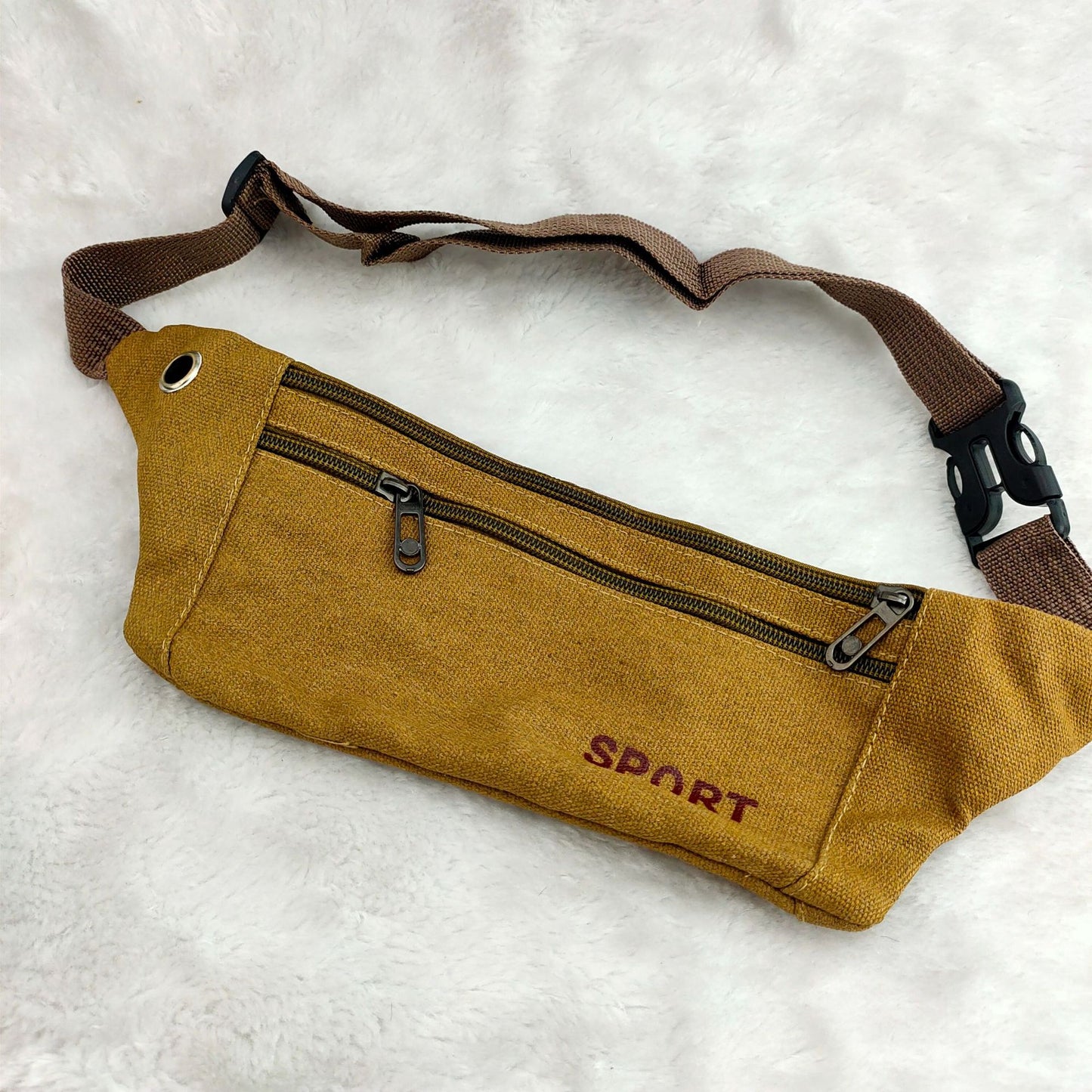 Men's Versatile Canvas Close-fitting Mobile Sundry Men's Waist Packs