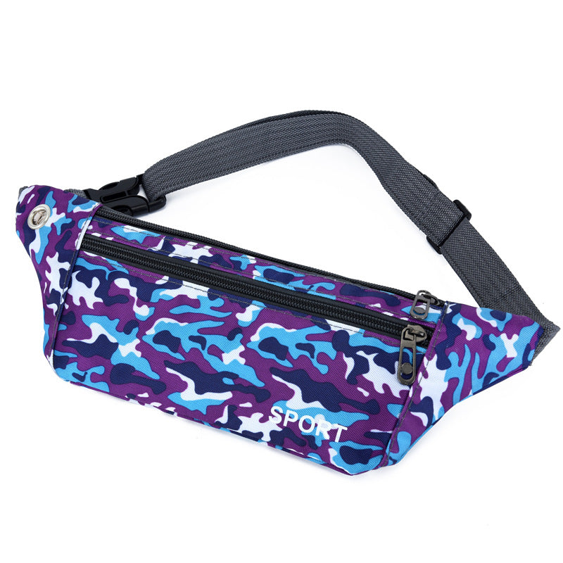 Men's Slow Step Tight Thin Type Camouflage Men's Waist Packs