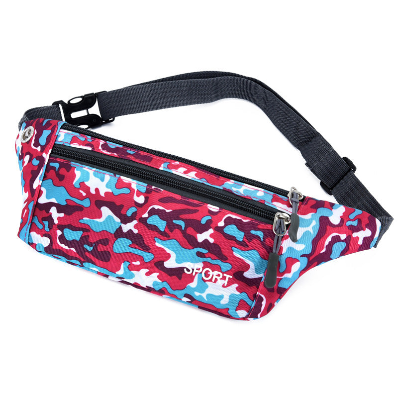 Men's Slow Step Tight Thin Type Camouflage Men's Waist Packs