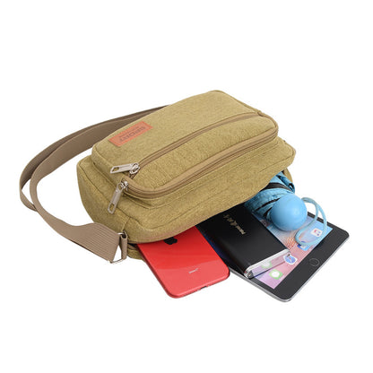 Men's Beautiful Canvas Large Capacity Change Men's Messenger Bags