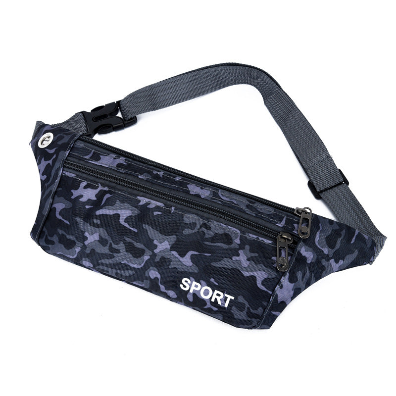 Men's Slow Step Tight Thin Type Camouflage Men's Waist Packs