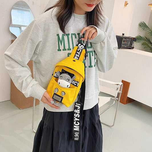 Women's Fashion Korean Cute Cartoon Trendy Doll Waist Packs