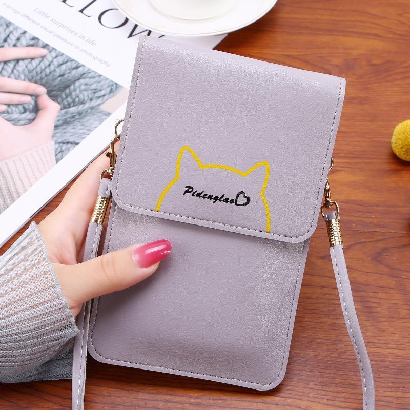 Female Summer Simple Portable Thin Korean Phone Bags