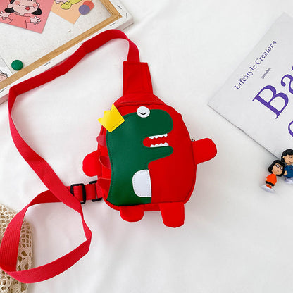 Children's Handsome Dinosaur Korean Style Small Cute Children's Shoulder Bags